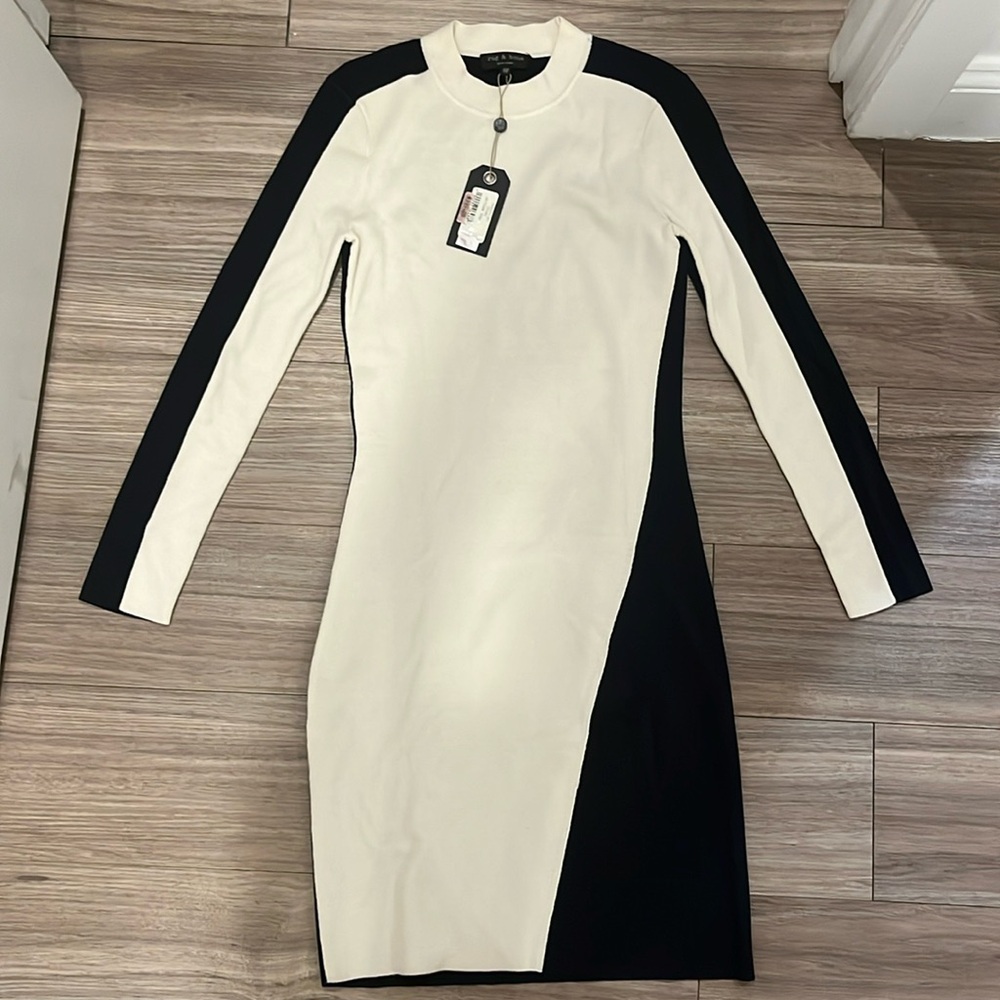 Rag and Bone Cashmere ColorBlock dress